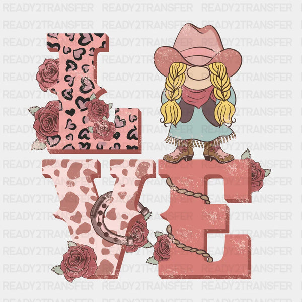 LO VE COWGIRL DTF Transfer