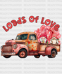 Loads Of Love Truck Dtf Transfer