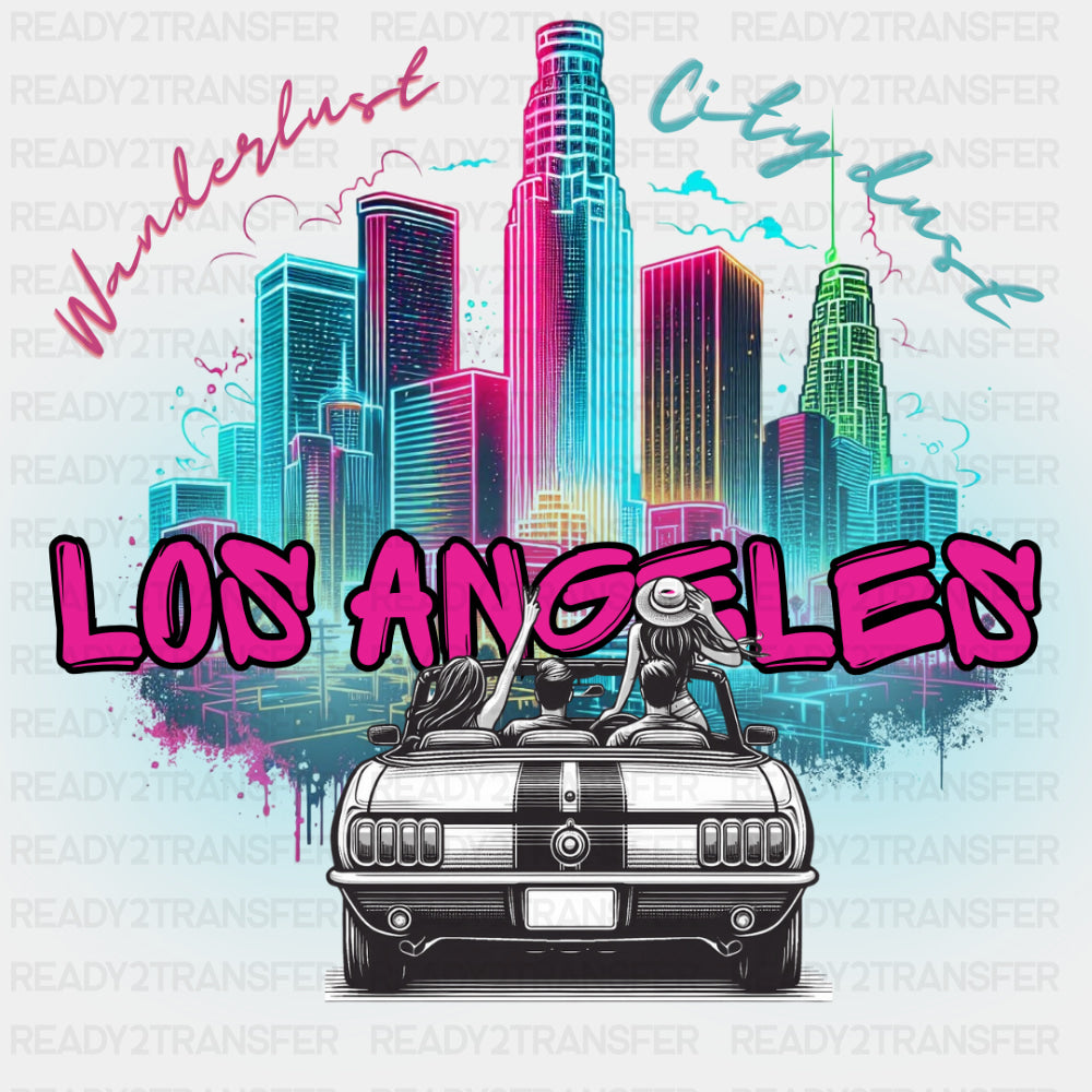 Los Angeles Retro - States & Cities DTF Transfer ready2transfer
