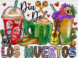 Los Muertos DTF Transfer