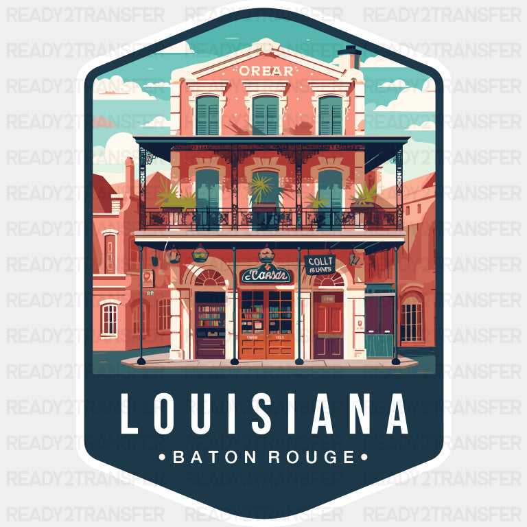 Louisiana Baton Rouge - States & Cities DTF Transfer ready2transfer