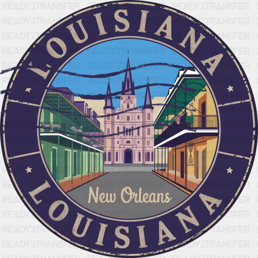 Louisiana New Orleans - States & Cities DTF Transfer