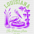 Louisiana The Pelican State - States & Cities DTF Transfer ready2transfer