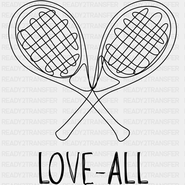 Love All - Tennis DTF Transfers