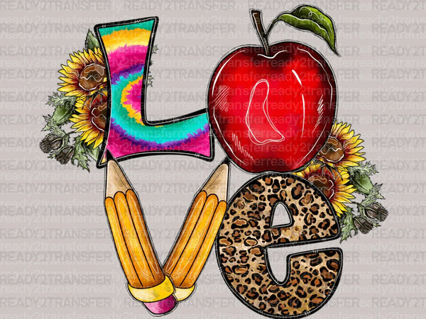 Love Apple Pencil  DTF Transfer