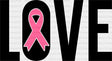 Love B&W Ribbon Design - Cancer Dtf Transfer Adult Unisex S & M (10’’) / Dark Color (See Imaging)