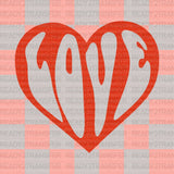 LOVE BOMB DTF Transfer ready2transfer
