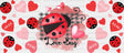 Love Bug Heart - Valentine’s Day Cup Wrap Uv Sticker Permanent Dtf Decal