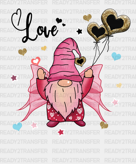 Love Butterfly Gnome Dtf Transfer