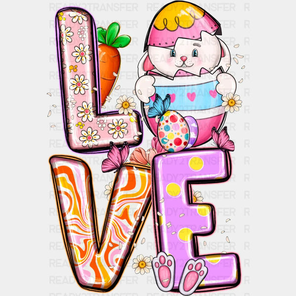 Love  Easter Design Easter DTF Transfer