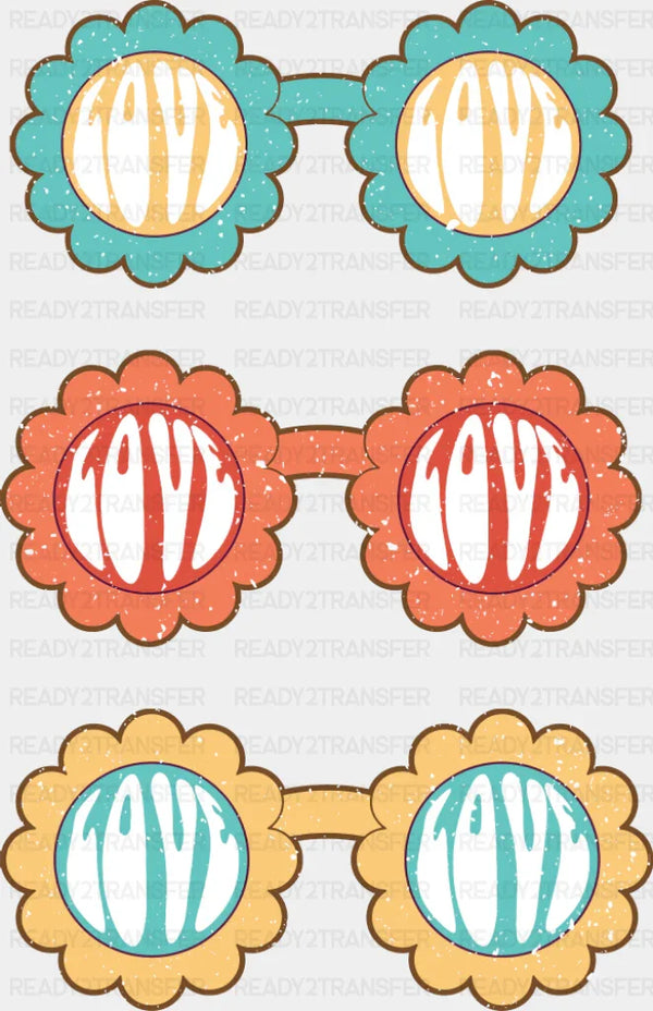 Love Glasses - Good Vibes DTF Transfer