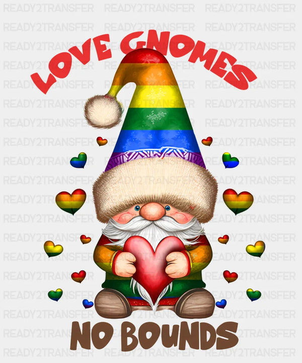 LOVE GNOMES NO BOUNDS DTF Transfer