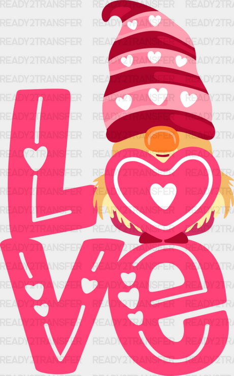 Love Heart Design - Valentine’s Day Dtf Heat Transfer