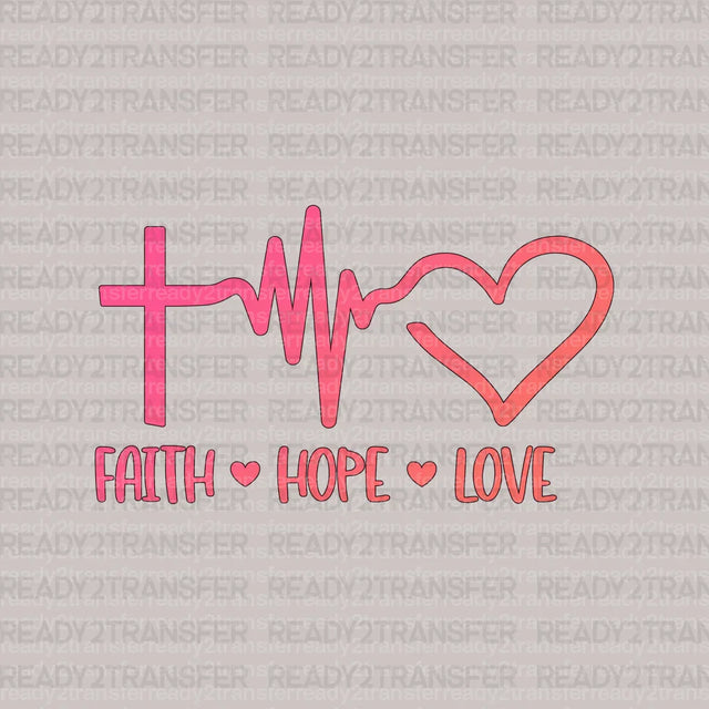 Love Hope Faith DTF Transfer - ready2transfer