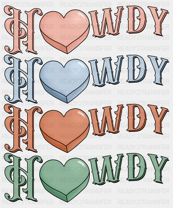 LOVE HOWDY DTF Transfer