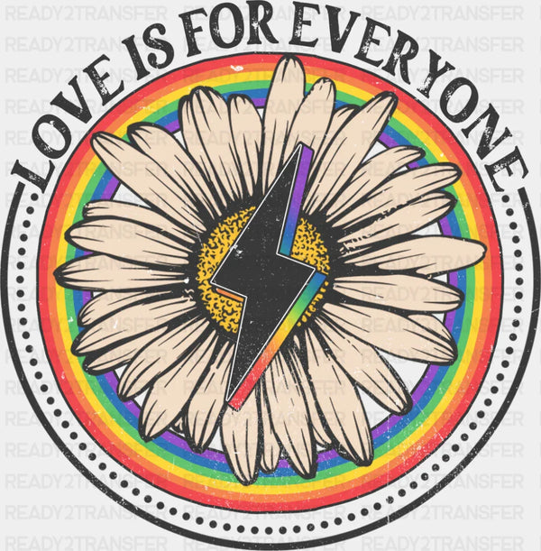 Love Is For Everyone Daisy - Gay DTF Transfer