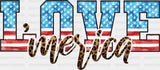 Love ’Merica Leopard 4Th Of July Dtf Heat Transfer Independence Day Design Fourth
