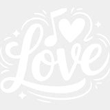 Love - Music DTF Transfers ready2transfer Light Color Design (See Imaging)