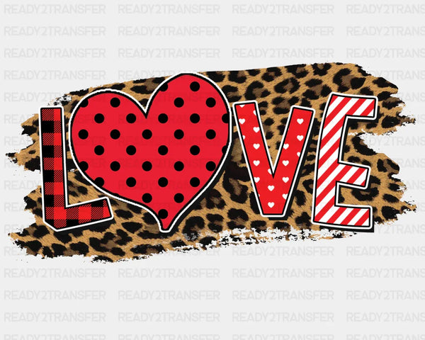 LOVE ON LEO DESIGN DTF Transfer