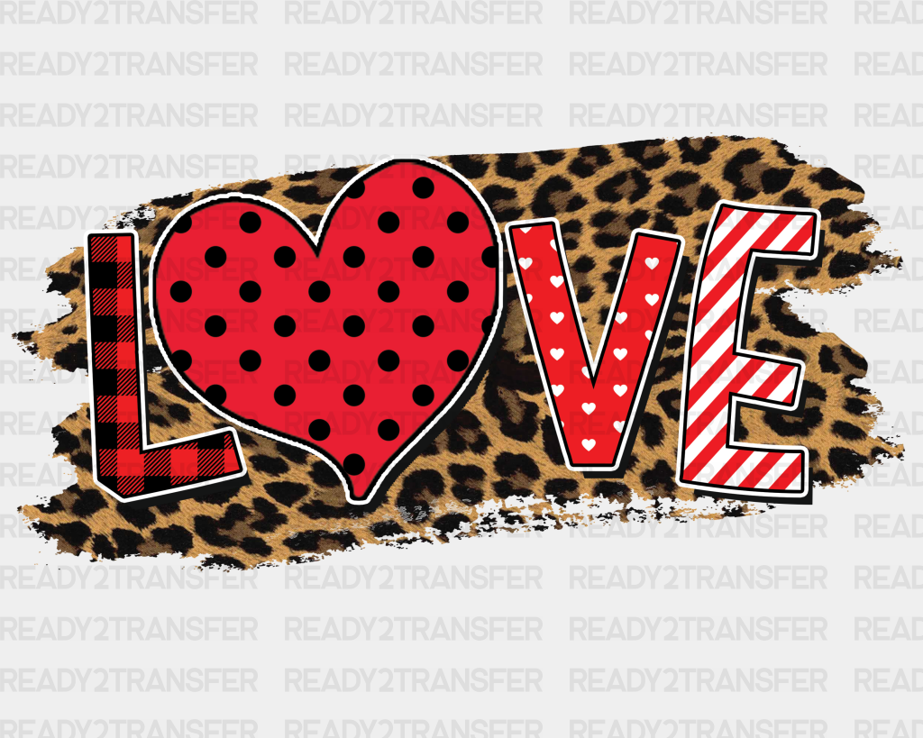 Love On Leo Design Dtf Transfer