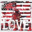 Love US Flag - Fire Department DTF Transfers ready2transfer