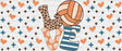 Love Volleyball - Cup Wrap Uv Sticker Permanent Dtf Decal