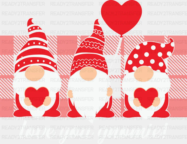 LOVE YOU GNOMIE DTF Transfer