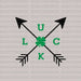 Luck St. Patrick's Day DTF Heat Transfer, Saint Patricks Day Design, St Paddys Day DTF ready2transfer Black