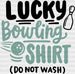 Lucky Bowling Shirt - Bowling DTF Heat Transfer ready2transfer Black