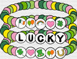 Lucky Bracelets - St. Patrick’s Day DTF Transfer Adult Unisex - S & M (10’’) / Dark Color Design (See Imaging)
