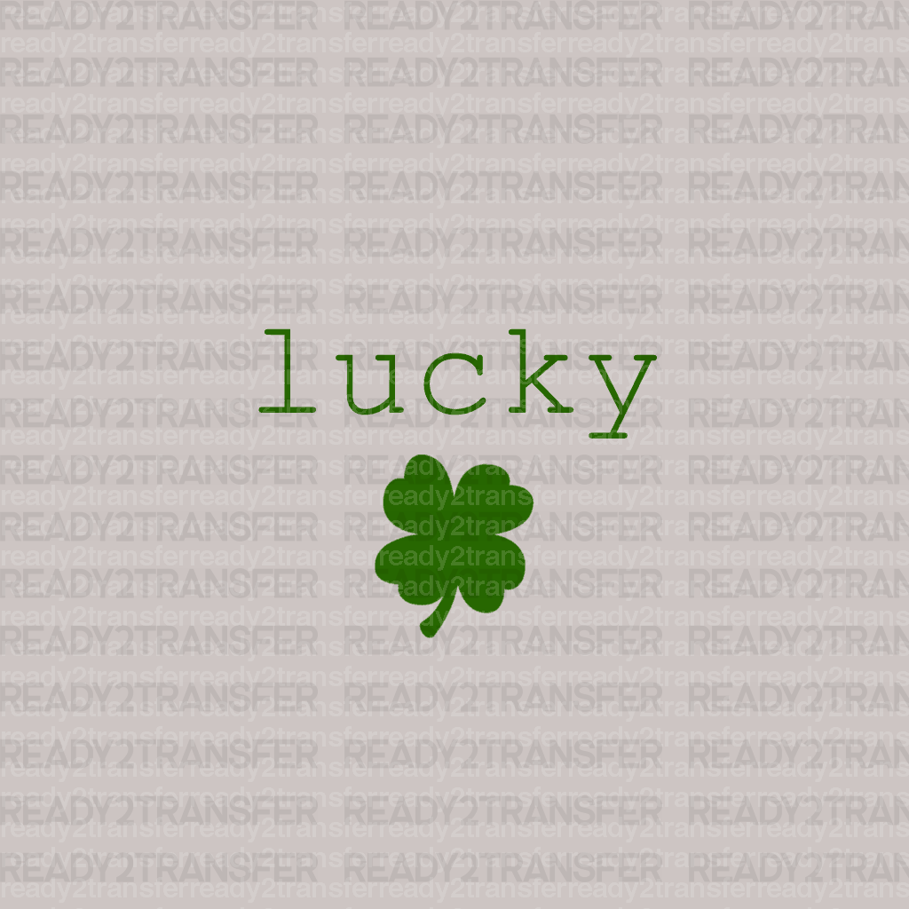 Lucky Clover DTF Transfer - ready2transfer