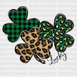 Lucky Clover St. Patrick’s Day Dtf Heat Transfer Saint Patricks Design St Paddys