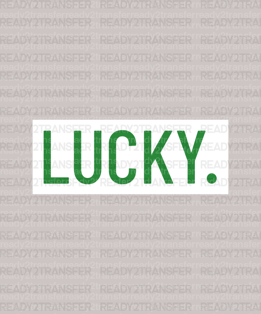 LUCKY DTF Transfer - ready2transfer