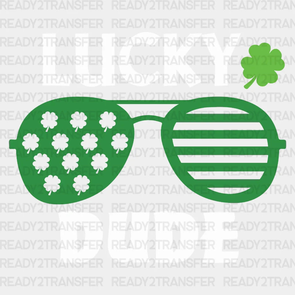 Lucky Dude St. Patrick’s Day Dtf Heat Transfer Saint Patricks Design St Paddys