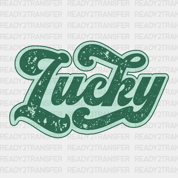 LUCKY Green DTF Transfer