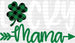 Lucky Mama St. Patrick's Day DTF Heat Transfer, Saint Patricks Day Design, St Paddys Day DTF ready2transfer White