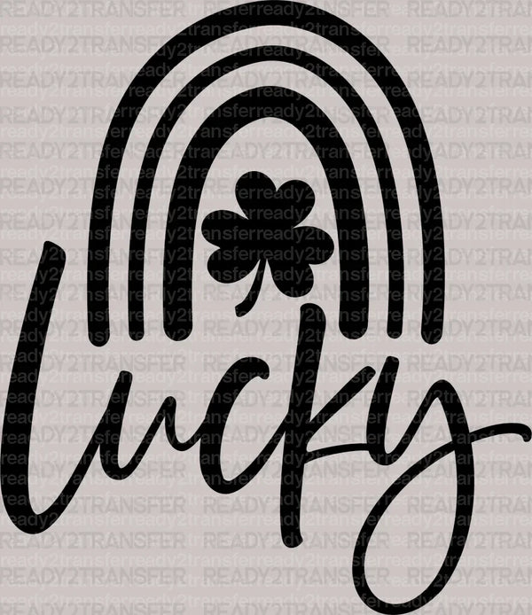 Lucky Rainbow St. Patrick's Day DTF Heat Transfer, Saint Patricks Day Design, St Paddys Day DTF
