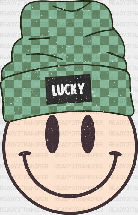 Lucky Smiley Face St. Patrick’s Day Dtf Heat Transfer Saint Patricks Design St Paddys