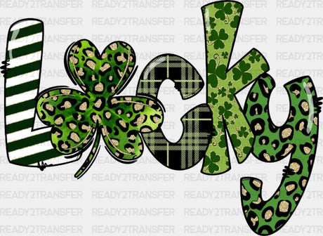 Lucky St. Patrick’s Day Dtf Heat Transfer Saint Patricks Design St Paddys