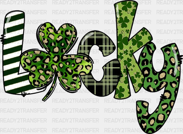 Lucky St. Patrick's Day DTF Heat Transfer, Saint Patricks Day Design, St Paddys Day DTF