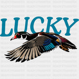 Lucky Wood Duck - Hunting DTF Transfers