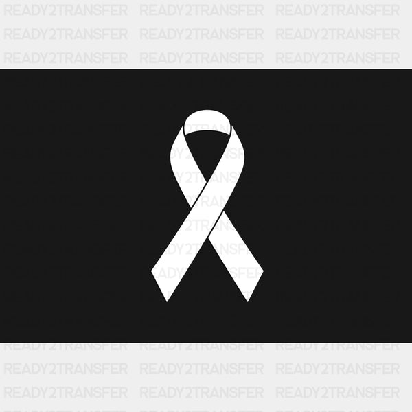 Lung Cancer Awareness Flag - Cancer Awareness DTF Transfers