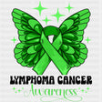 Lymphoma Cancer Awareness, Wings & Ribbon - Lymphoma DTF Transfers ready2transfer Dark Color Design (See Imaging)