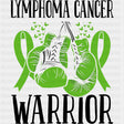 Lymphoma Cancer Warrior, Boxing Gloves & Ribbon - Lymphoma DTF Transfers ready2transfer Dark Color Design (See Imaging)