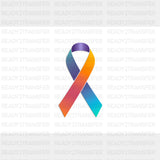 Lynch Syndrome Awareness Flag - Cancer Awareness DTF Transfers ready2transfer