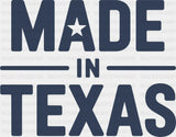 Made In Texas Blue - States & Cities DTF Transfer
