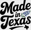 Made In Texas Lavender Design - States & Cities DTF Transfer Adult Unisex - S & M (10’’) / Dark Color Design (See