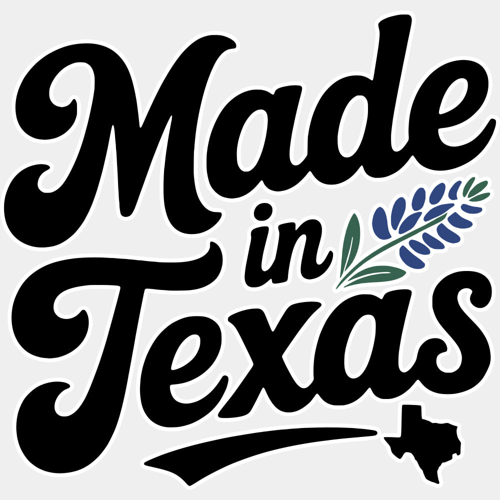 Made In Texas Lavender Design - States & Cities DTF Transfer ready2transfer Light Color Design (See Imaging)
