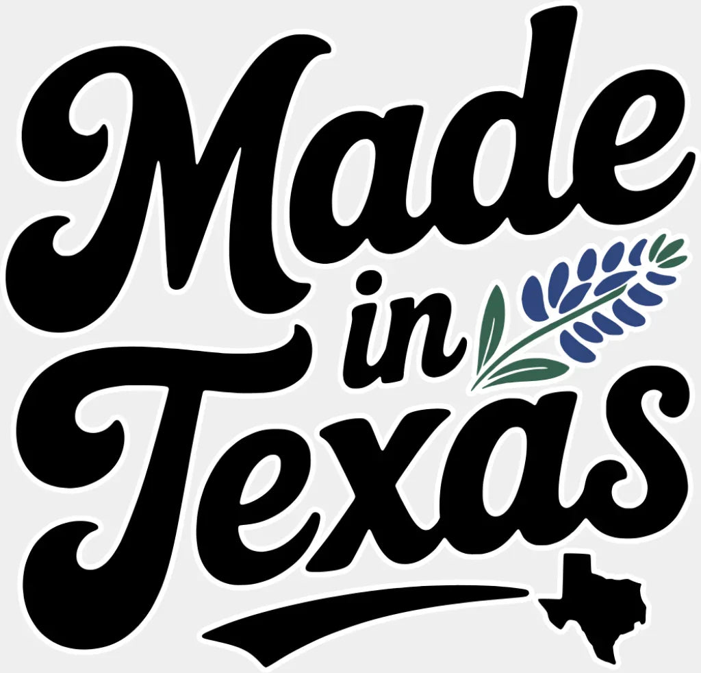 Made In Texas Lavender Design - States & Cities DTF Transfer Adult Unisex - S & M (10’’) / Light Color Design (See