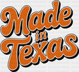 Made In Texas Orange - States & Cities DTF Transfer